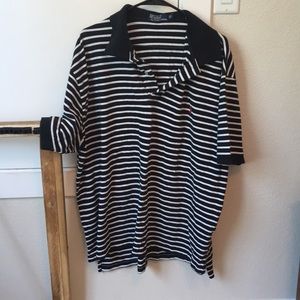 Black and white, Polo by Ralph Lauren casual shirt